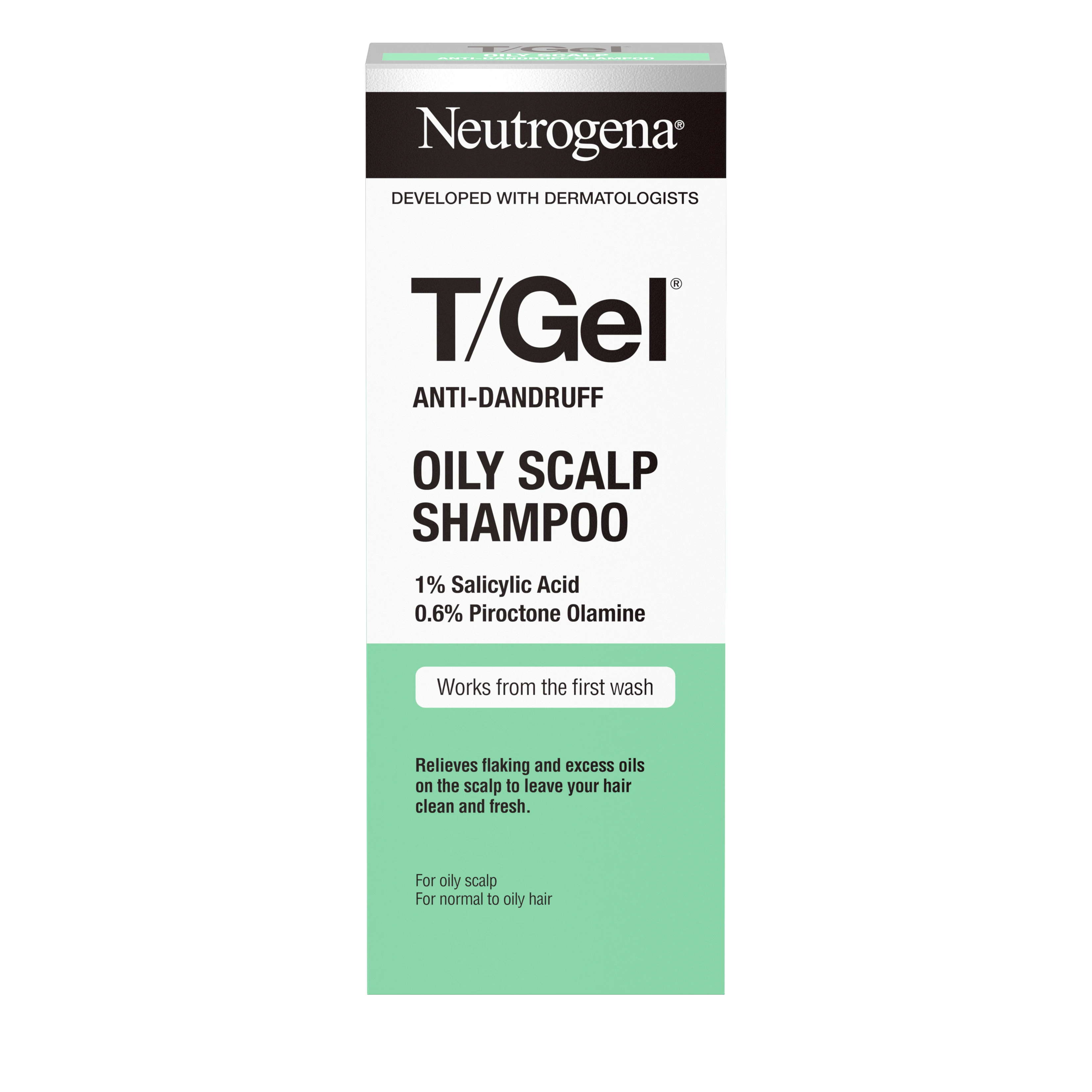 T/Gel® Anti-Dandruff Shampoo for Oily Hair and Scalp