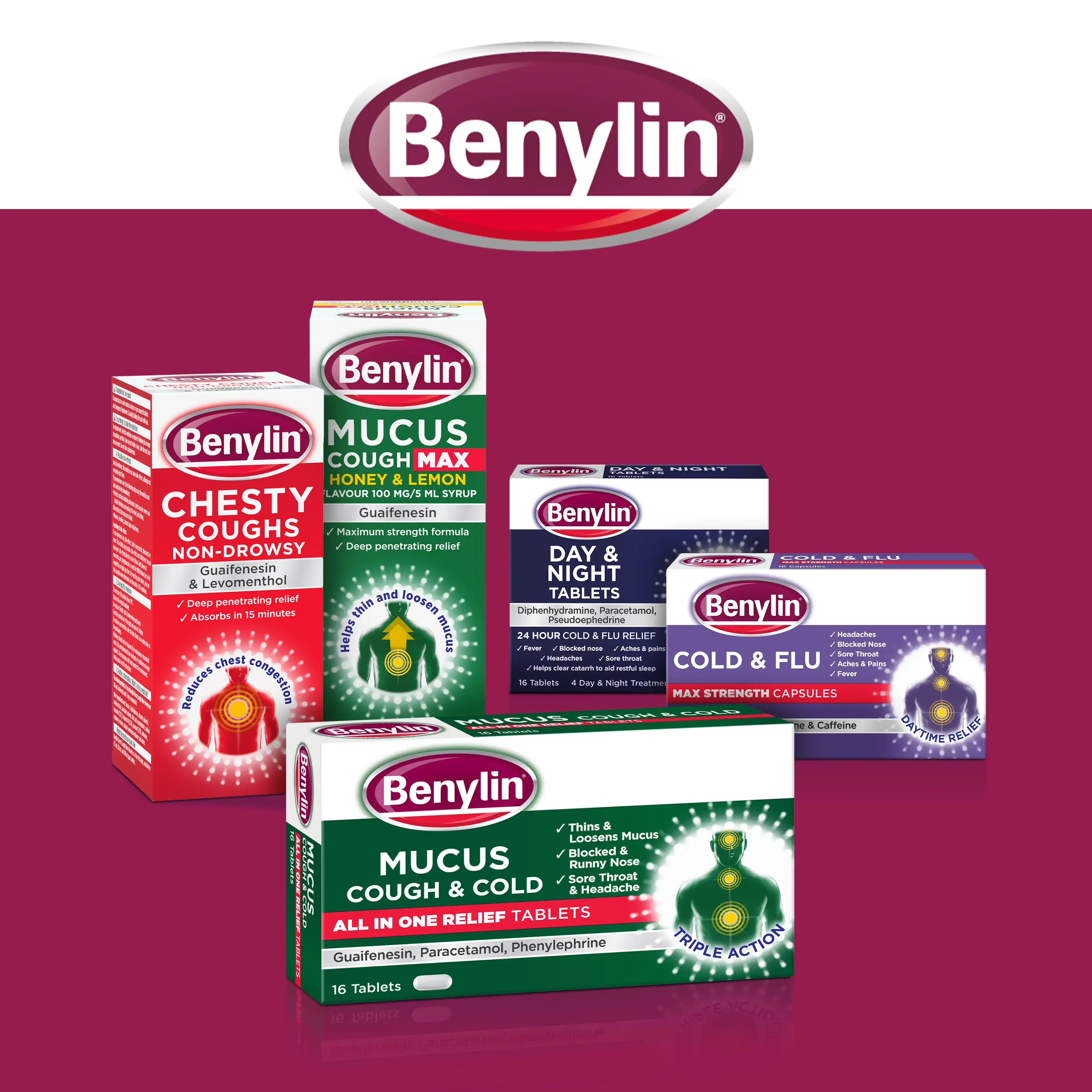 Image showing Benylin packshots