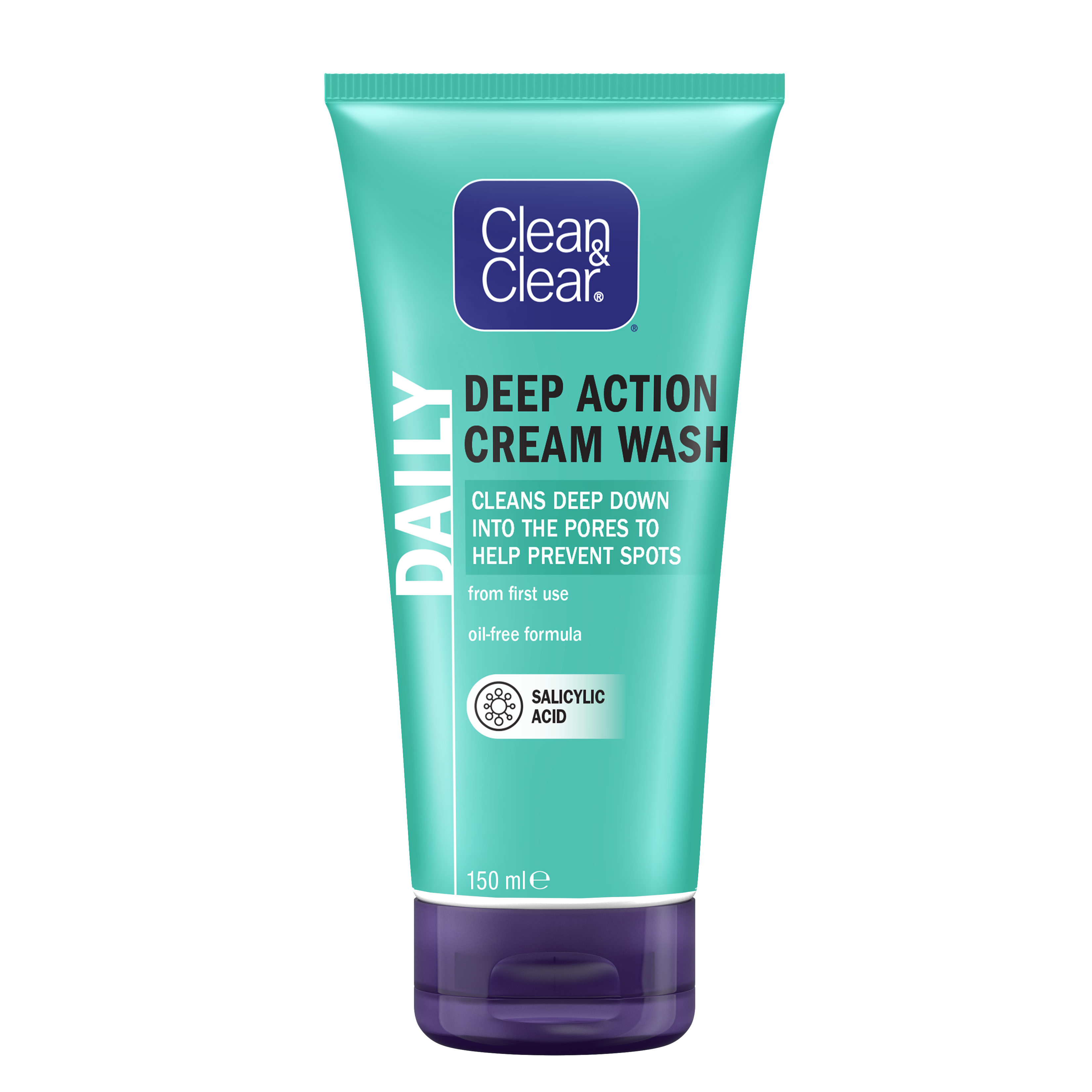 CLEAN & CLEAR® Deep Action Cream Wash image 1
