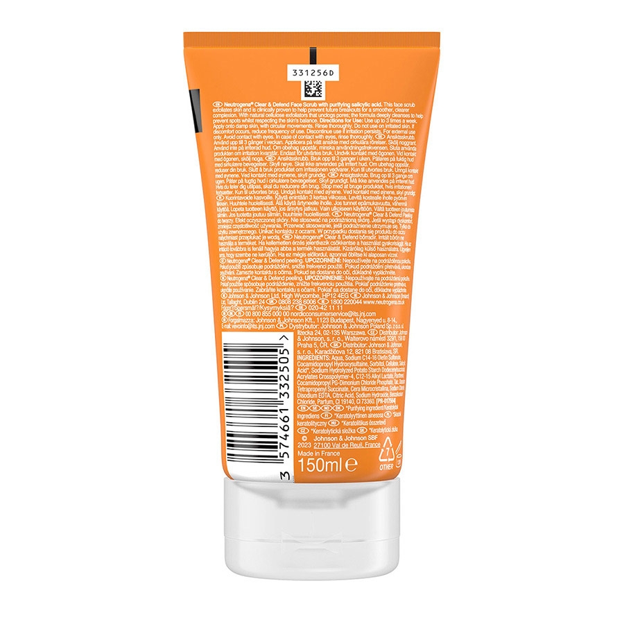 Clear & Defend Face Scrub