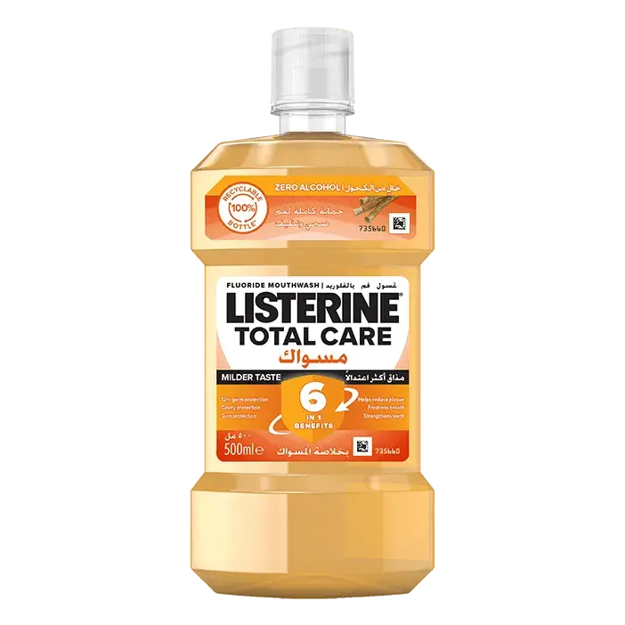 Listerine® Total Care Miswak Milder Taste Mouthwash - Image 1 - Listerine - en-GB