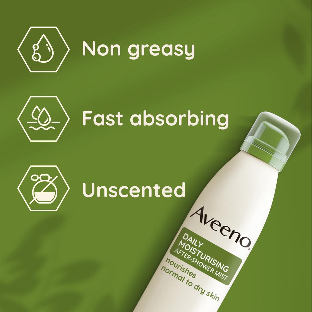 non greasy, fast absorbing and unscented