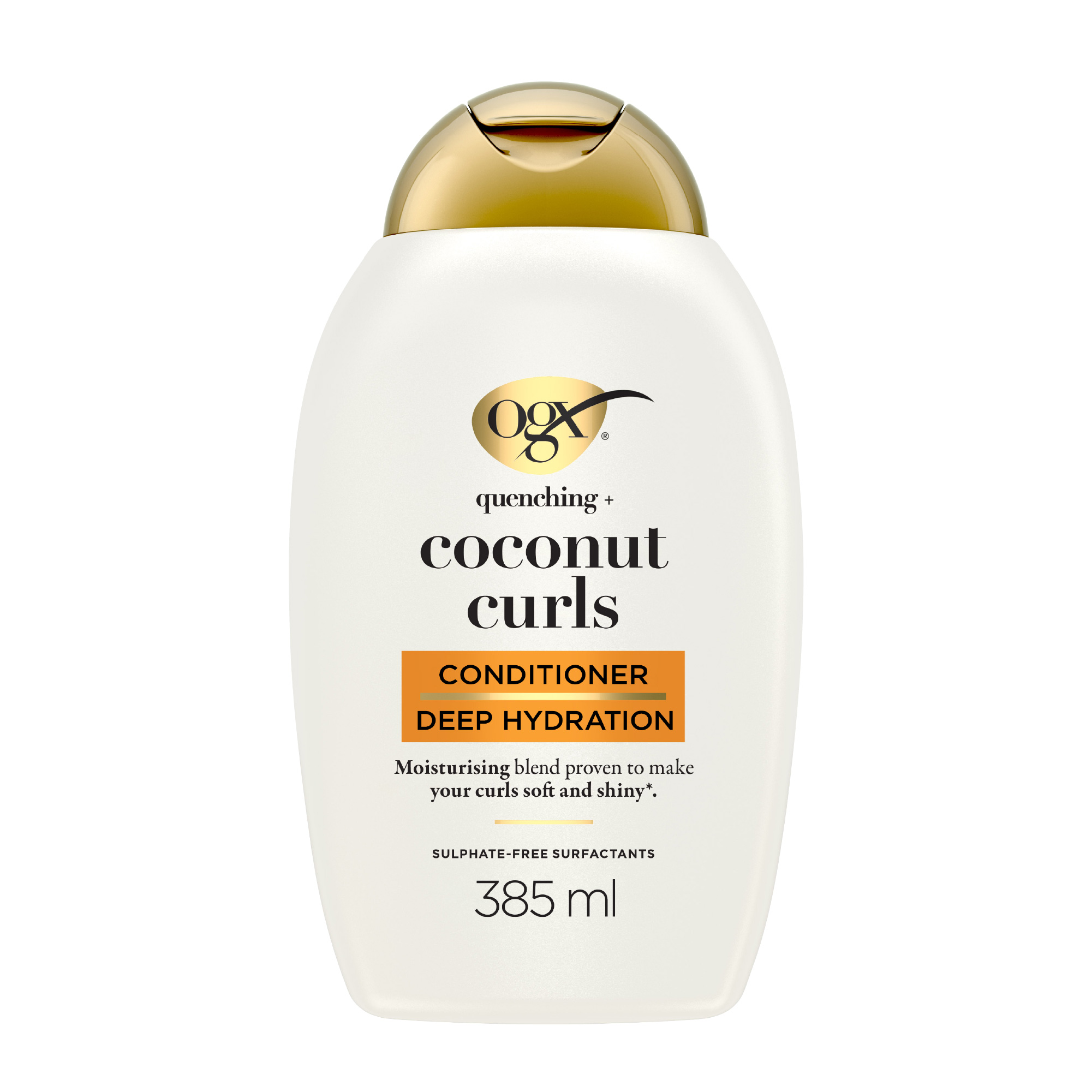 Quenching + Coconut Curls Conditioner bottle
