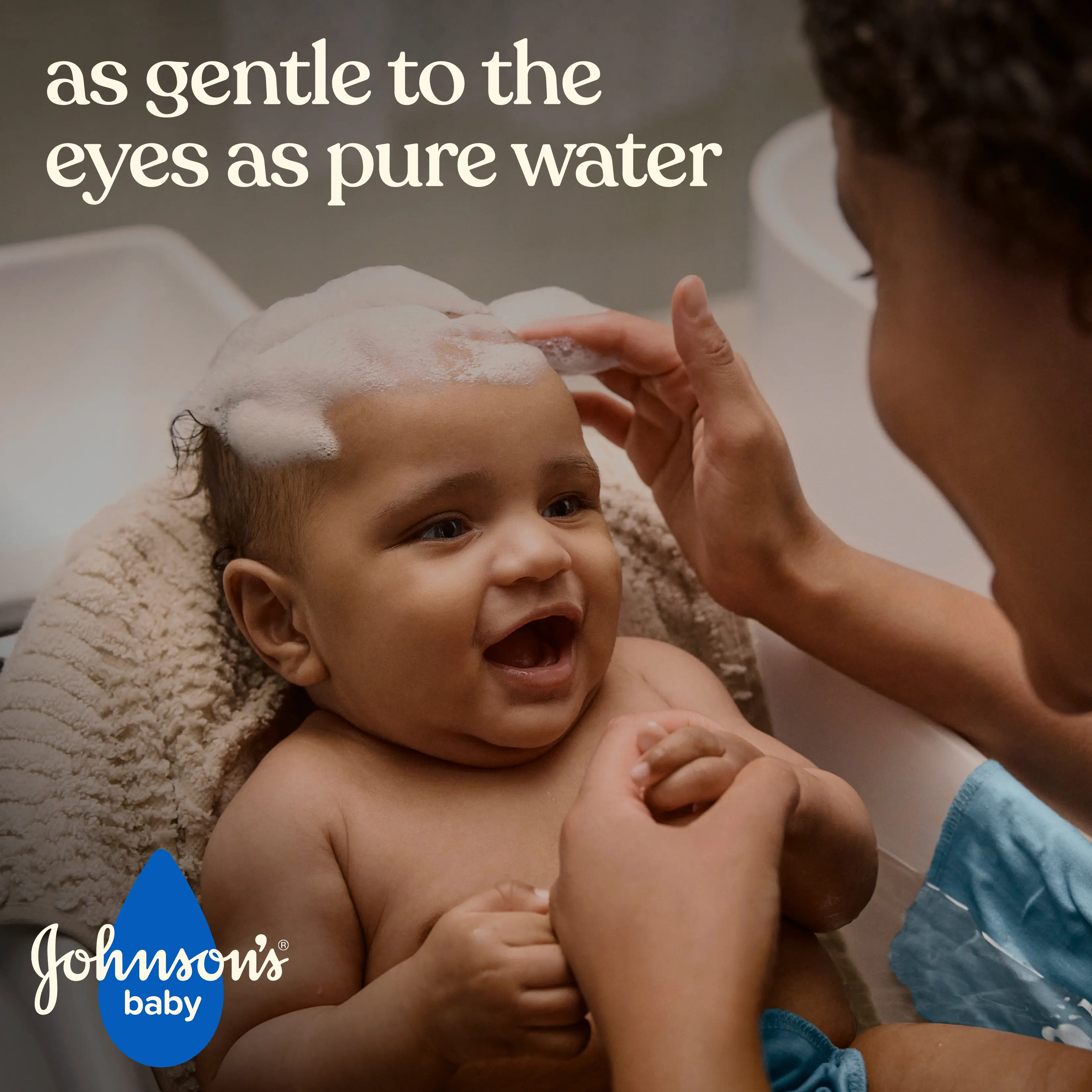 as gentle to the eyes as pure water
