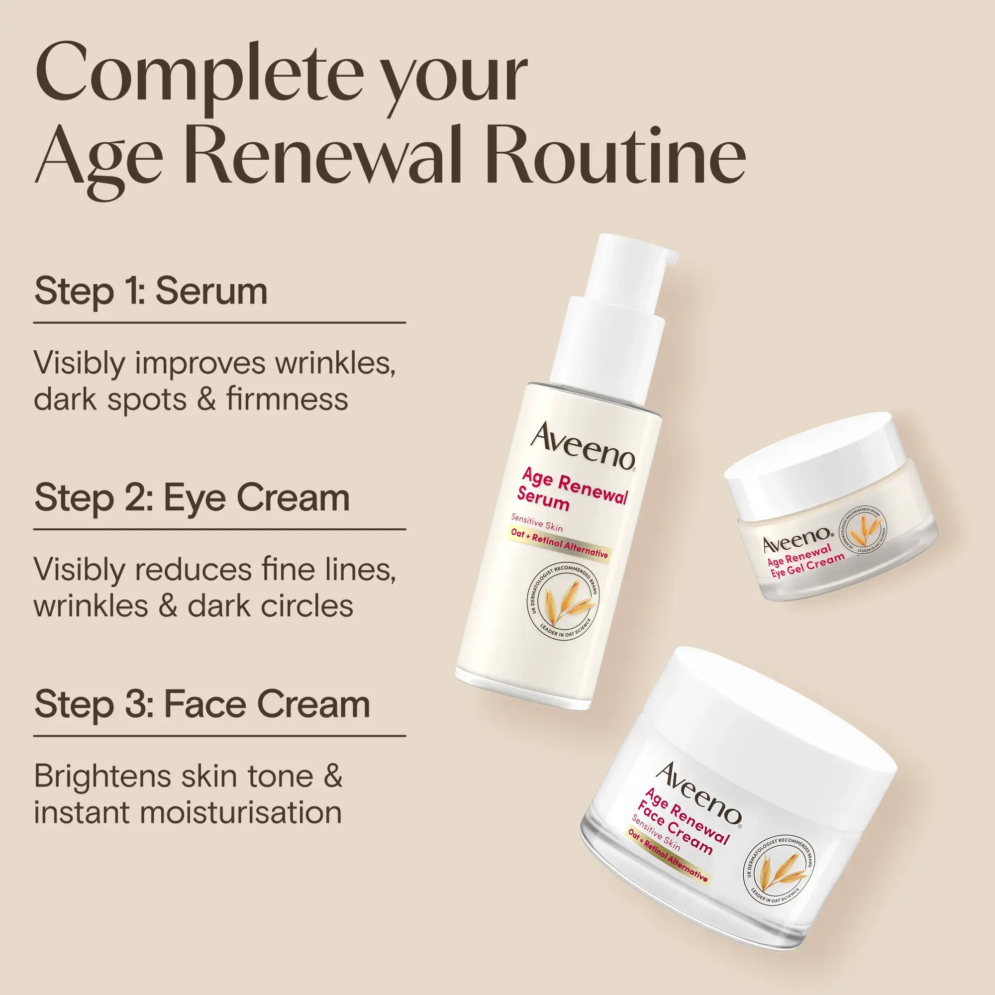 AVEENO® Face Age Renewal Serum 30ml image 9