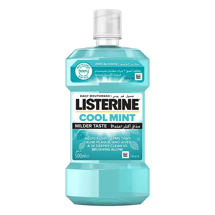 Listerine® Cool Mint Milder Taste Mouthwash - Image 1 - Listerine - en-GB