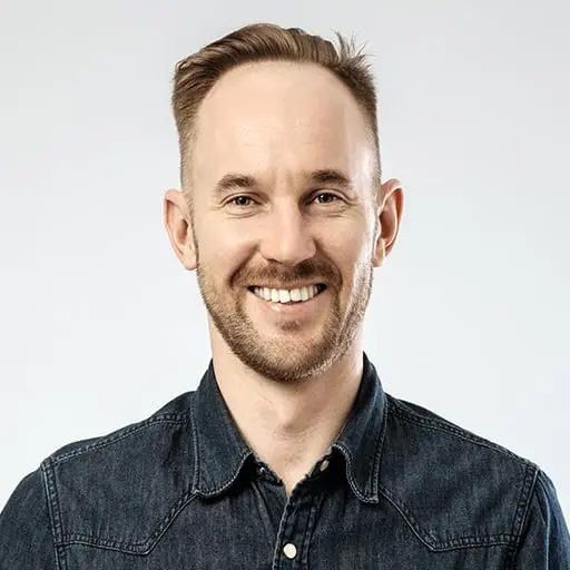 Man smiling
