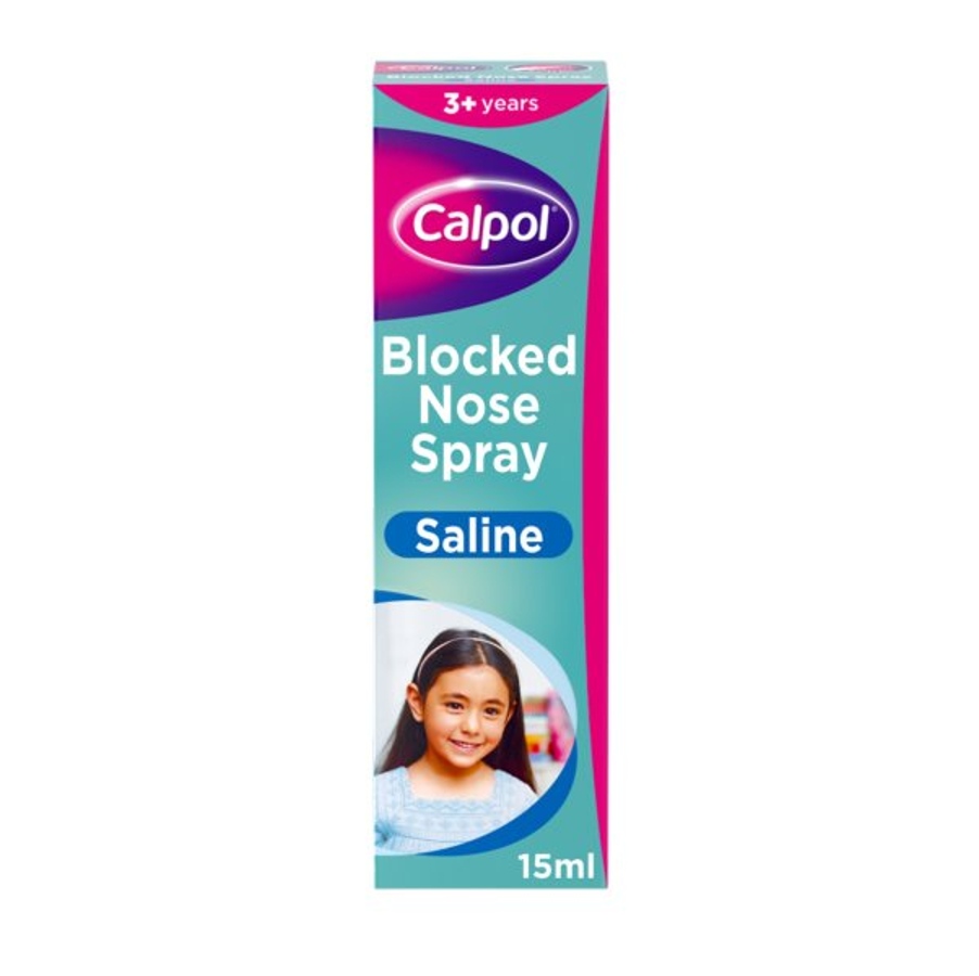 Calpol Saline Blocked nose spray, 3+ years