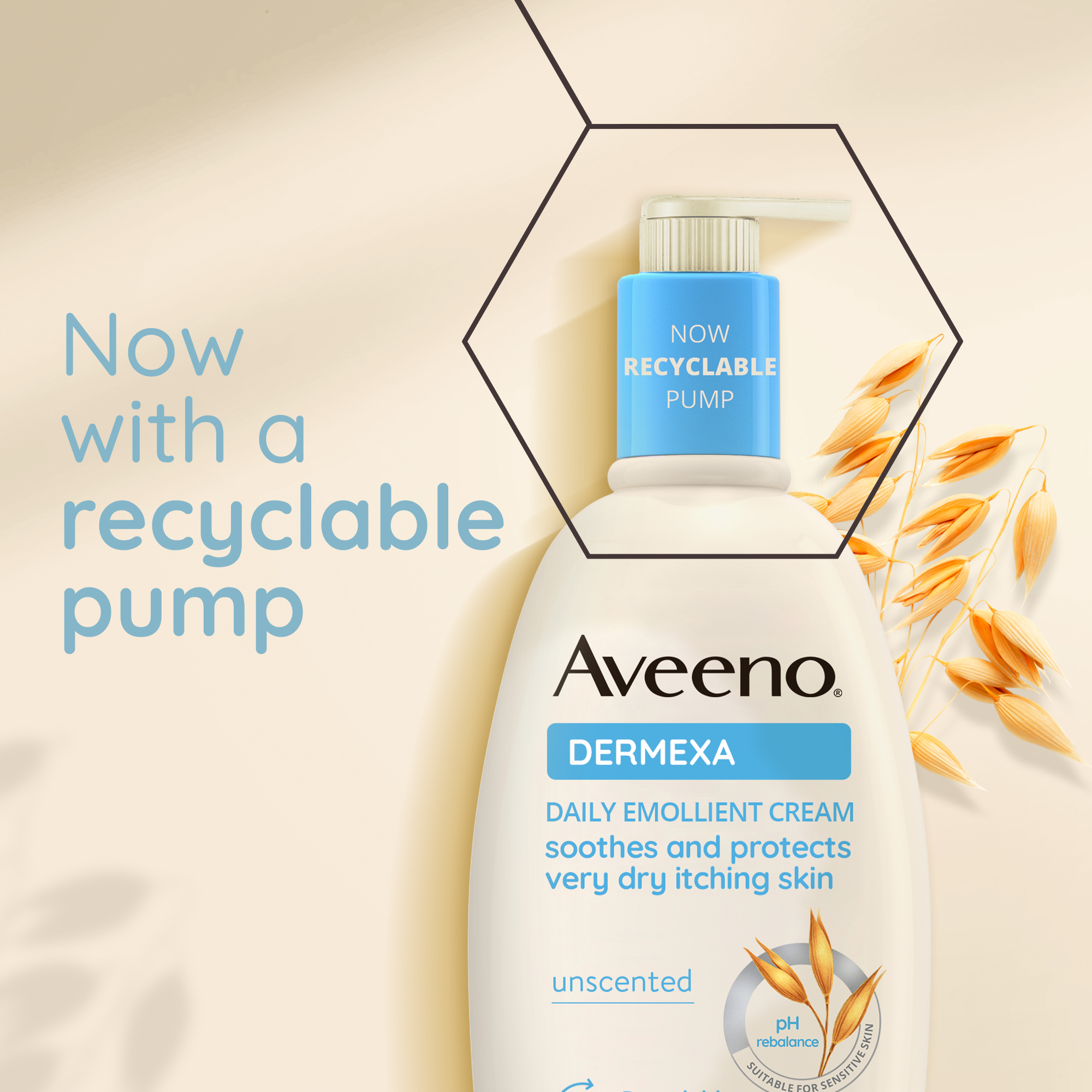 now with a recyclable pump