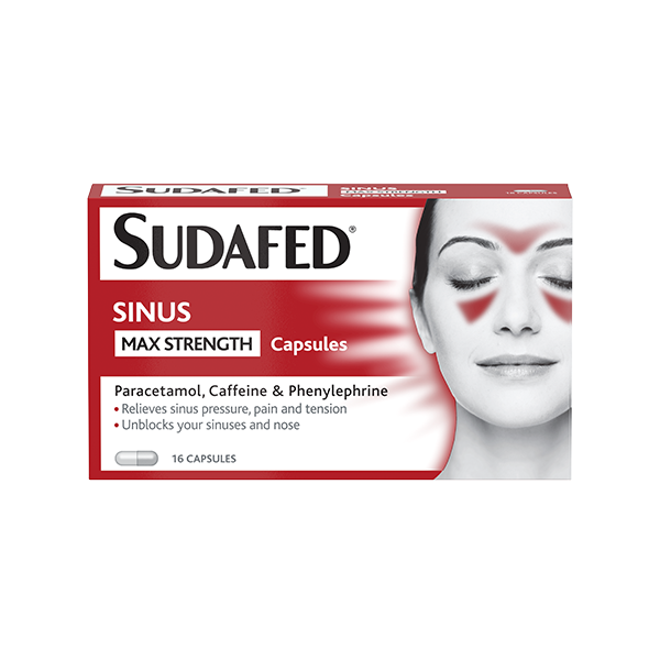 SUDAFED® Sinus Max Strength Capsules