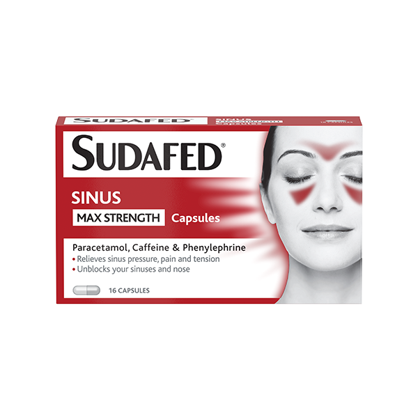 SUDAFED® Sinus Max Strength Capsules