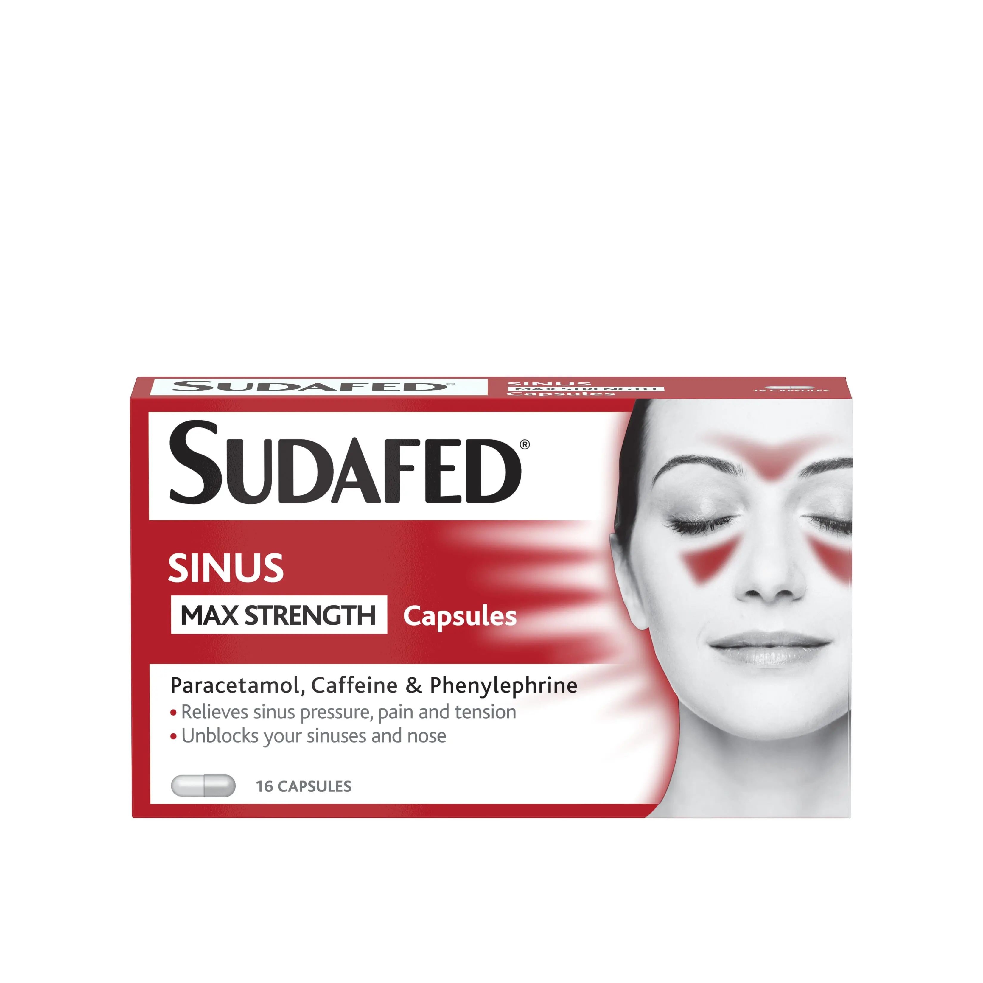 SUDAFED® Sinus Max Strength Capsules