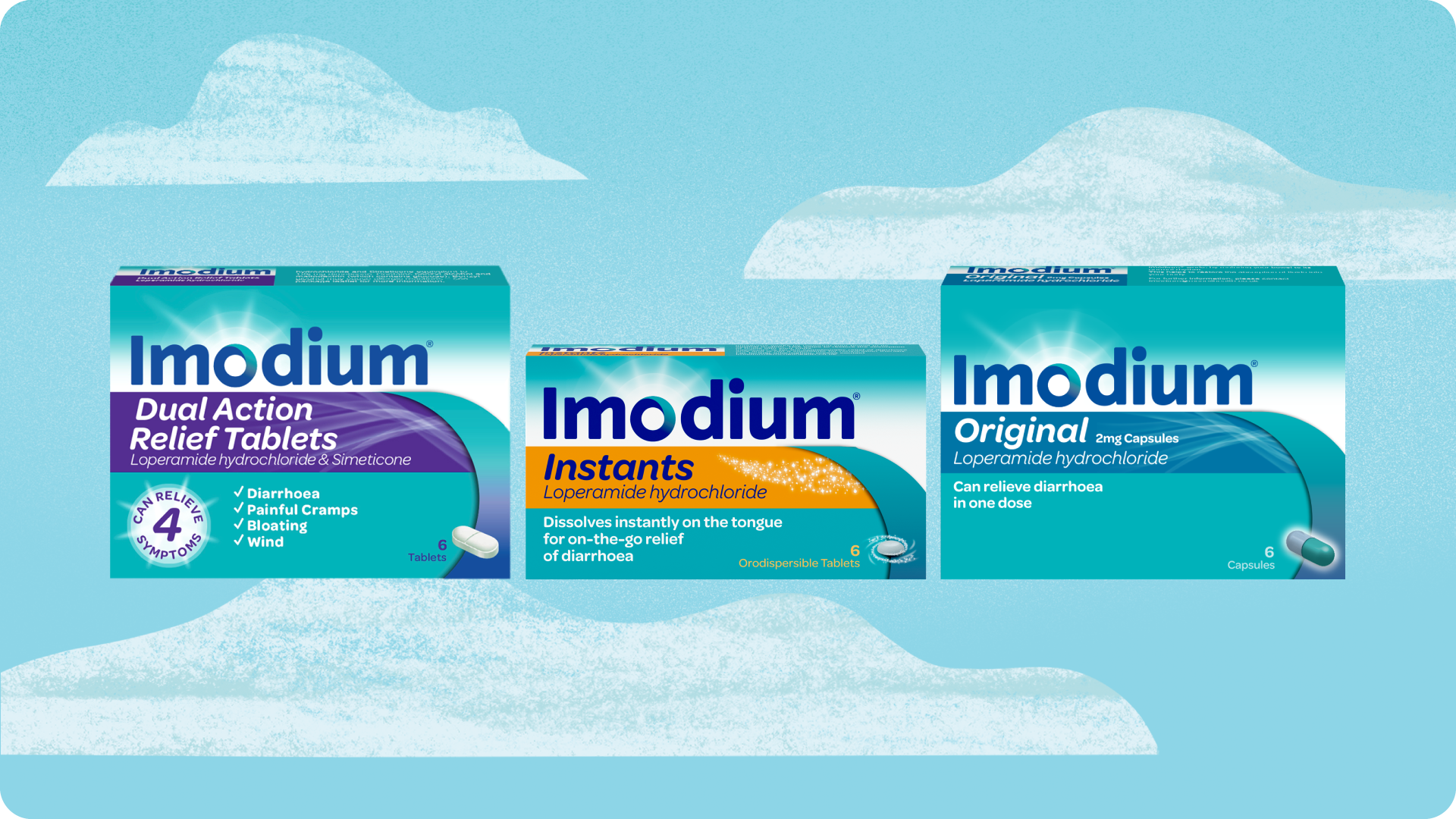 IMODIUM® Tablets & Diarrhoea Products