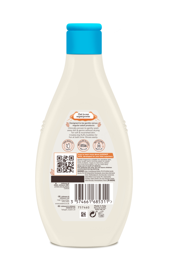 AVEENO® Kids Bubble Bath & Wash 250ml - Image 2 - Aveeno - en-GB