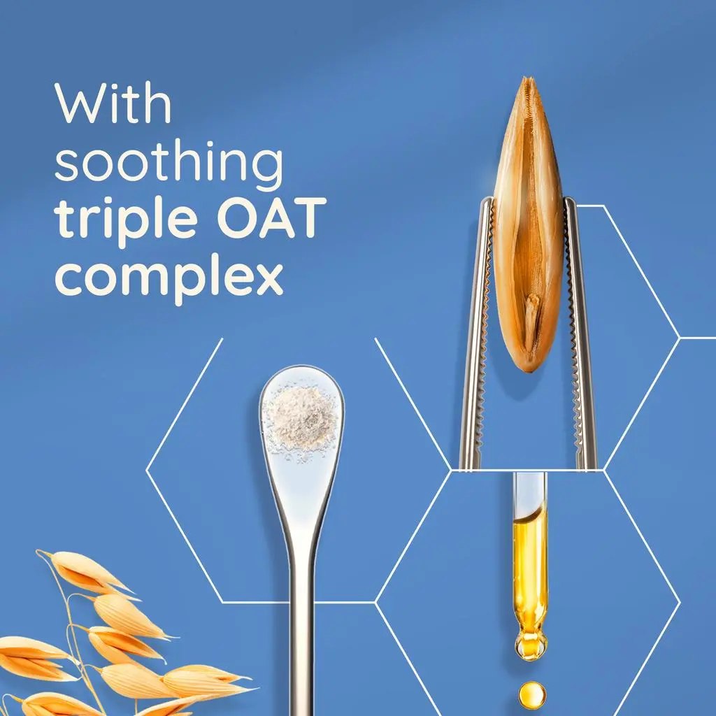 with soothing triple oat complex