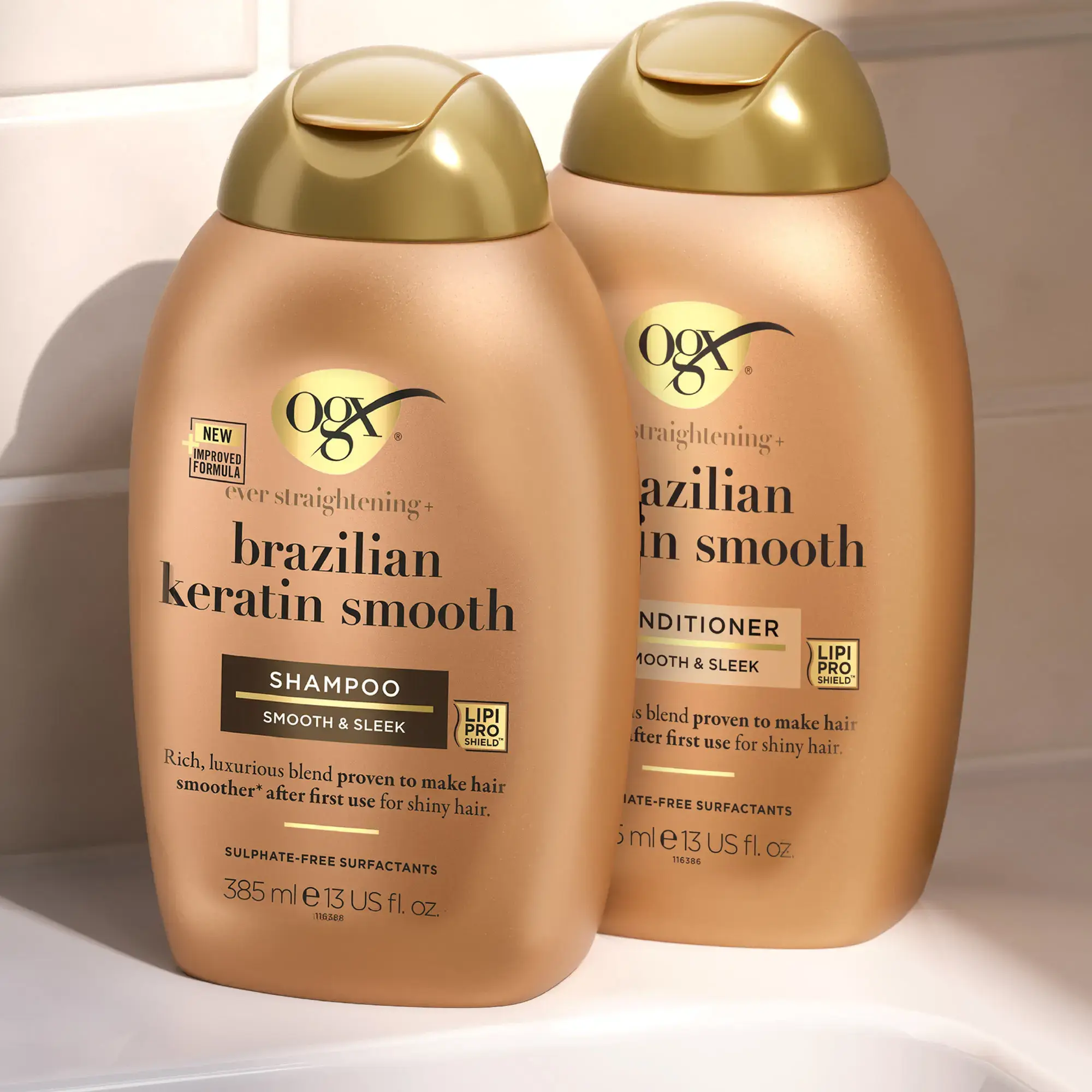 Brazilian keratin Smooth Shampoo | OGX® Beauty
