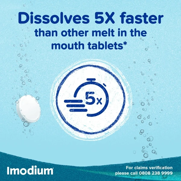 IMODIUM ® Instants Tablets - Image 2 - Imodium