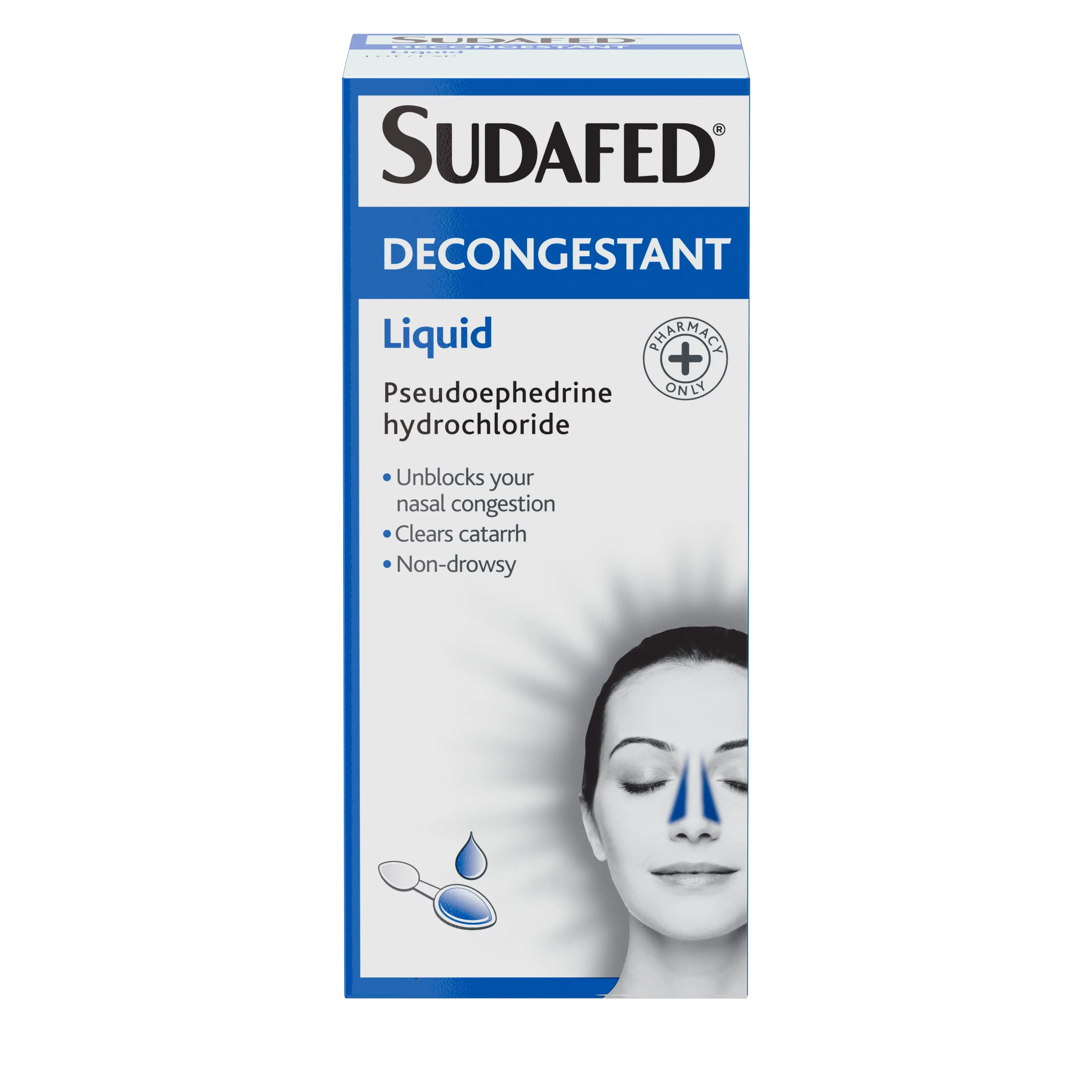 Sudafed® Decongestant Liquid - Image 1 - Sudafed - en-GB