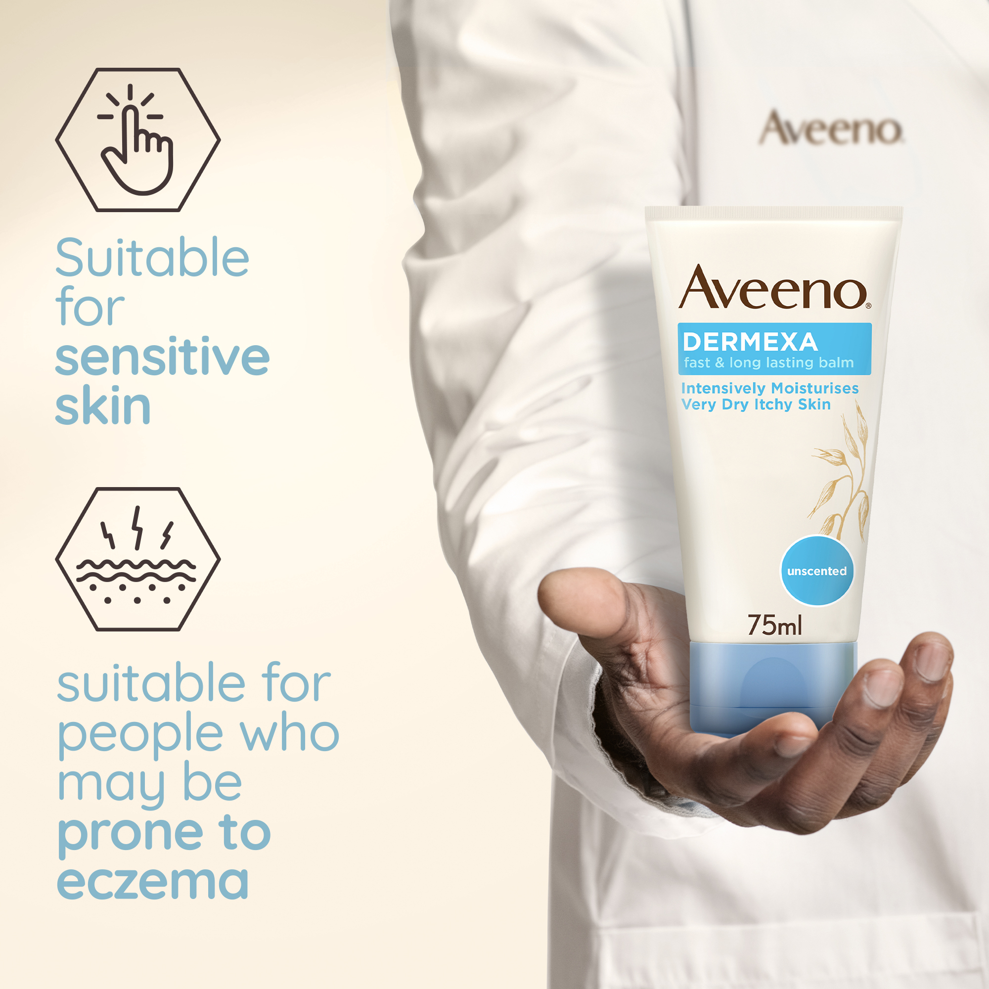 suitable for sensitive skin and for people who may be prone to eczema