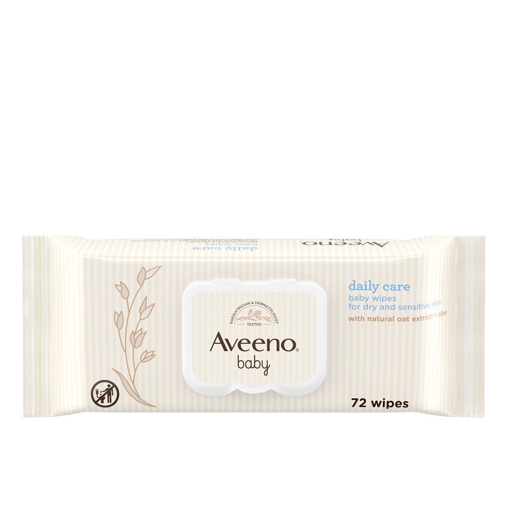 DAILY CARE BABY WIPES - Image 1 - Aveeno - en-GB