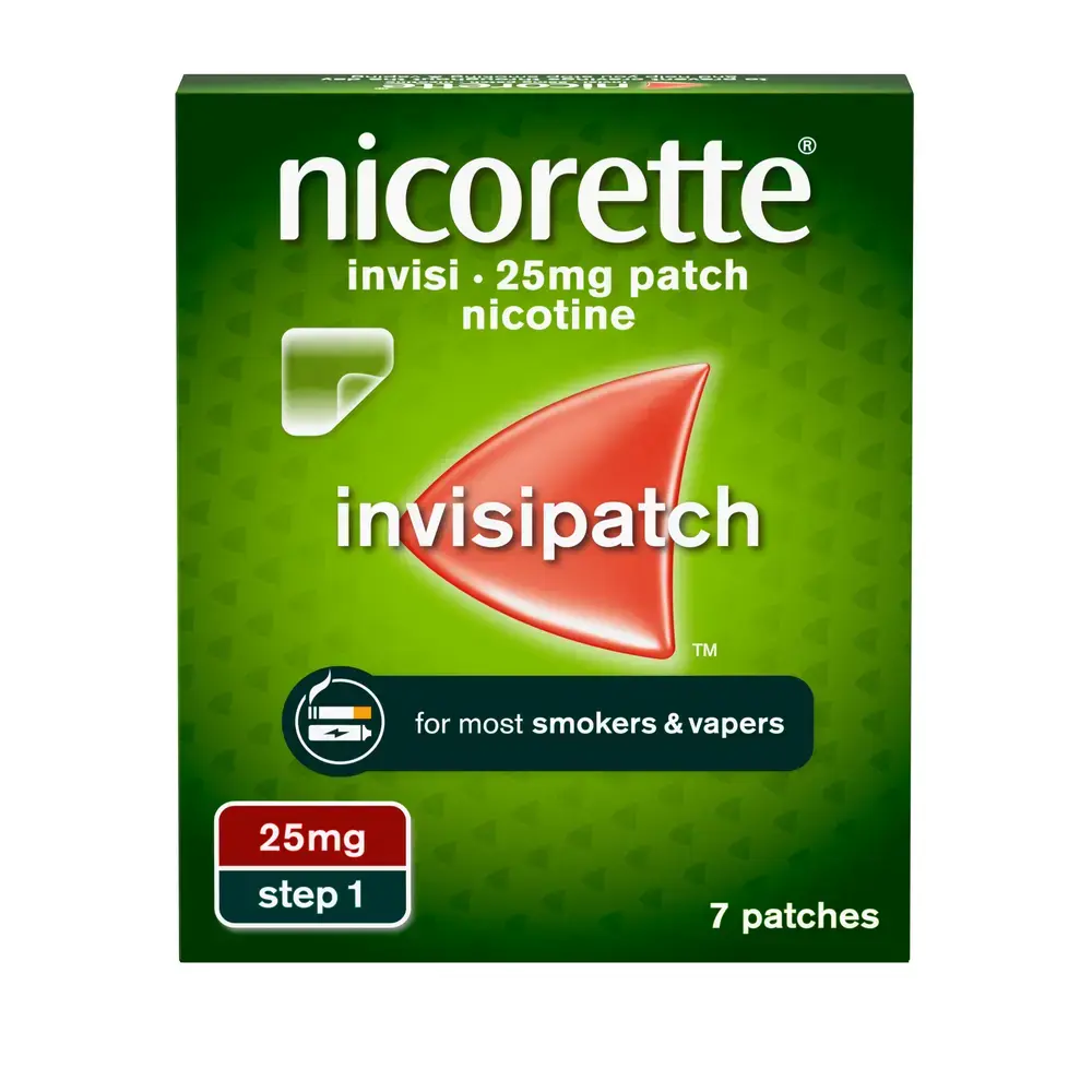 Nicorette Invisipatch 25mg 7 Patches