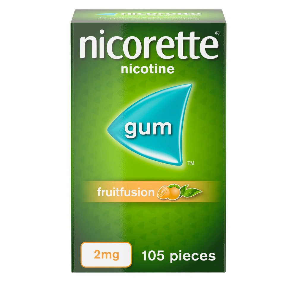 Nicorette Gum - Fruit Fusion Packshot