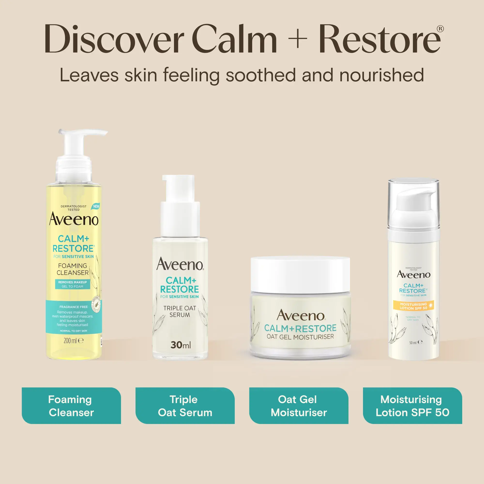 AVEENO FACE CALM + RESTORE® RE-HYDRATING NIGHT CREAM - Image 8 - Aveeno
