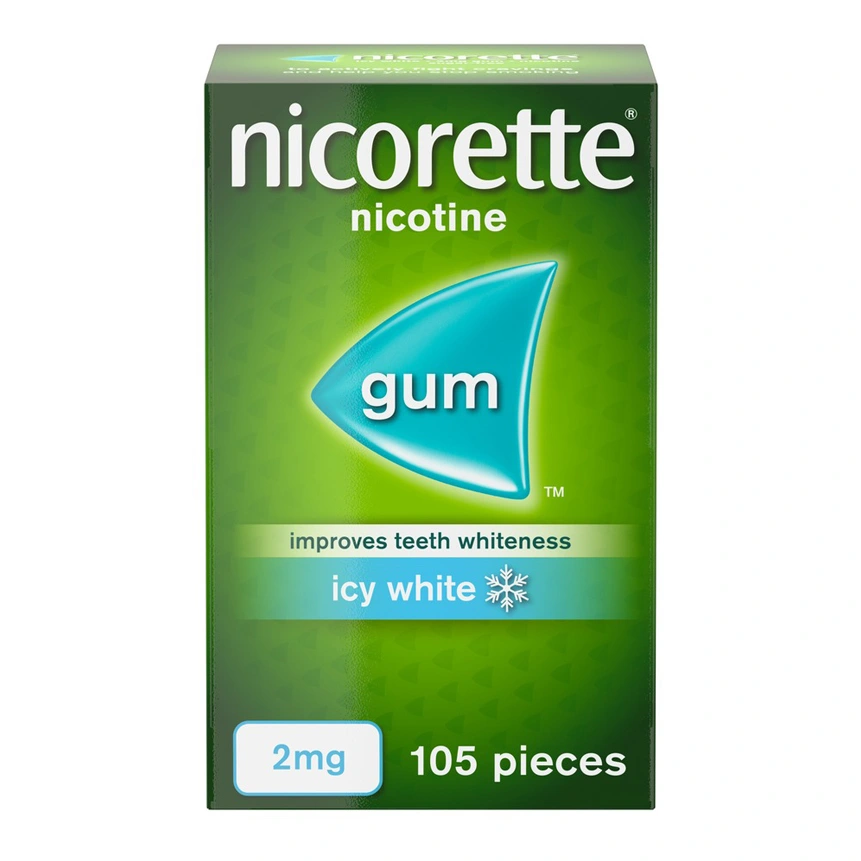 Nicorette Icy White Gum