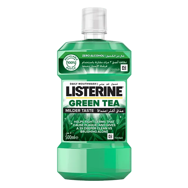 Listerine® Green Tea Milder Taste Mouthwash - Image 1 - Listerine - en-GB