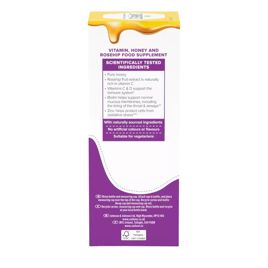 Zarbee’s® Immune Support Liquid​ - Image 3 - zarbees.co.uk - en-GB