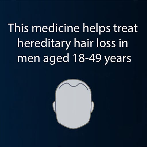 Regaine for Men This medicine helps treat hereditary hair loss in men aged 18-65 years