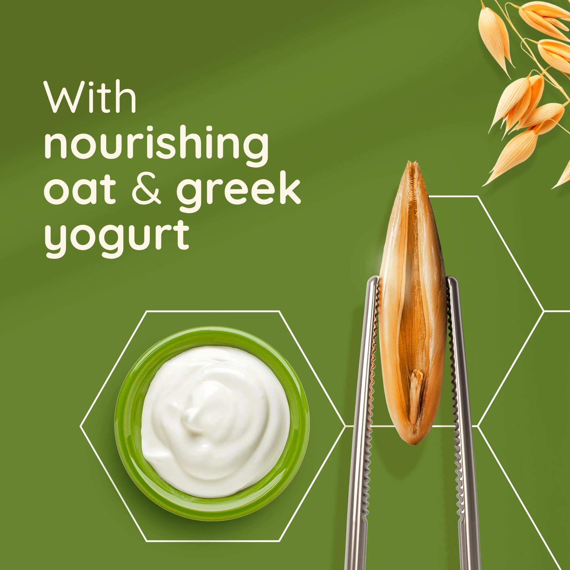 with nourishing oat & Greek yogurt