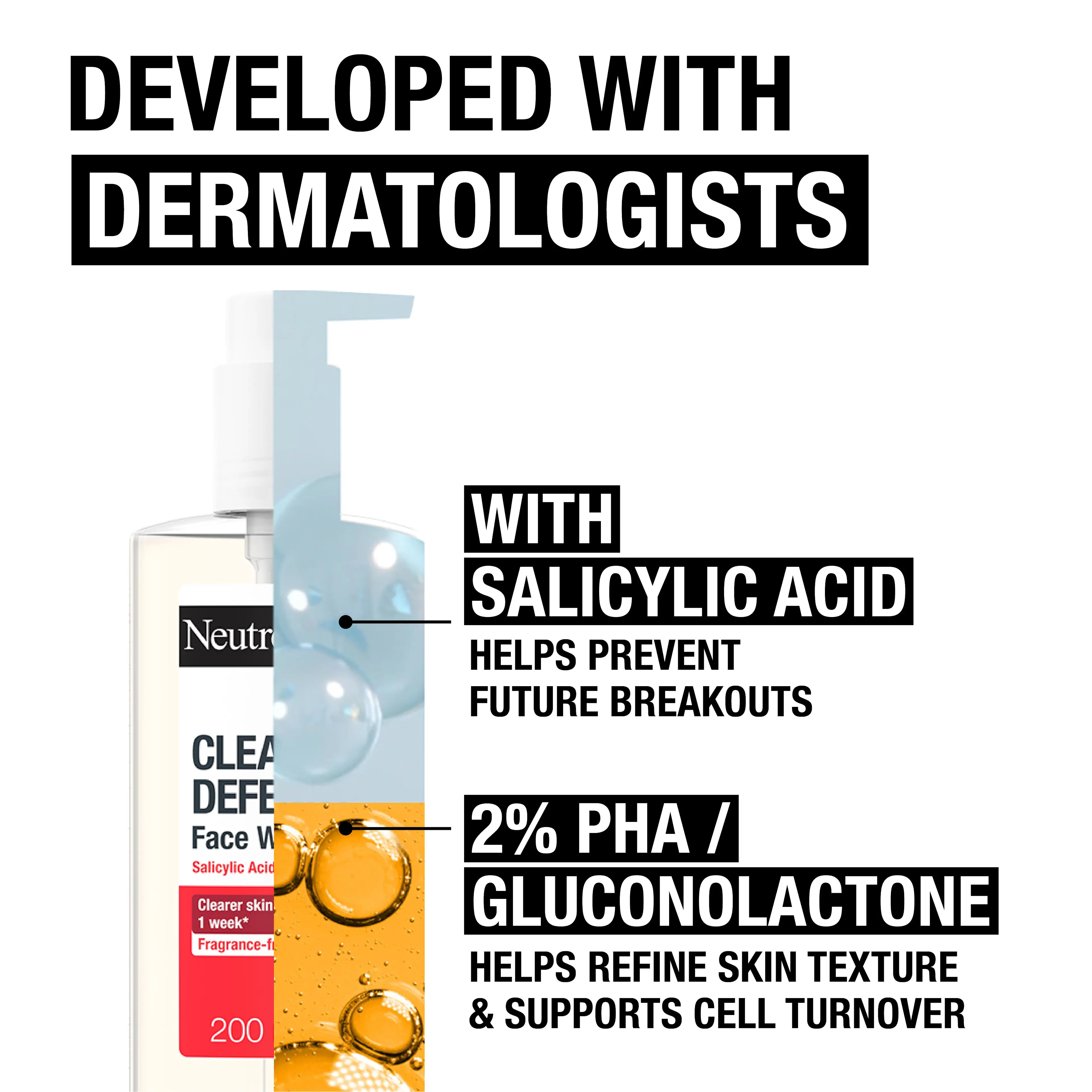 Clear & Defend+ Facial Wash
