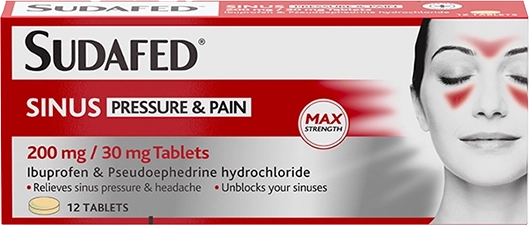 Sudafed® Sinus Pressure & Pain Tablets - Image 2 - Sudafed - en-GB