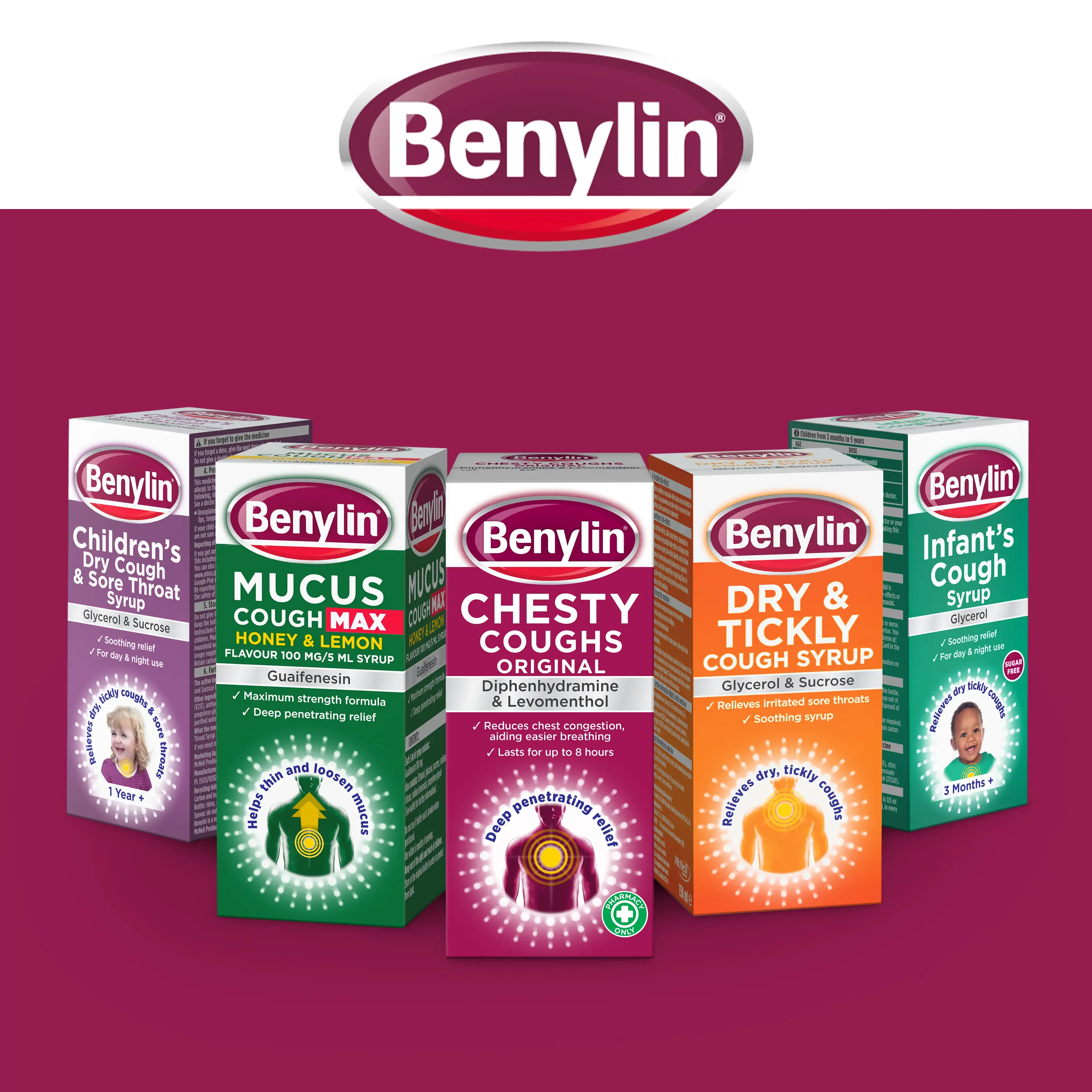 Image showing Benylin packshots