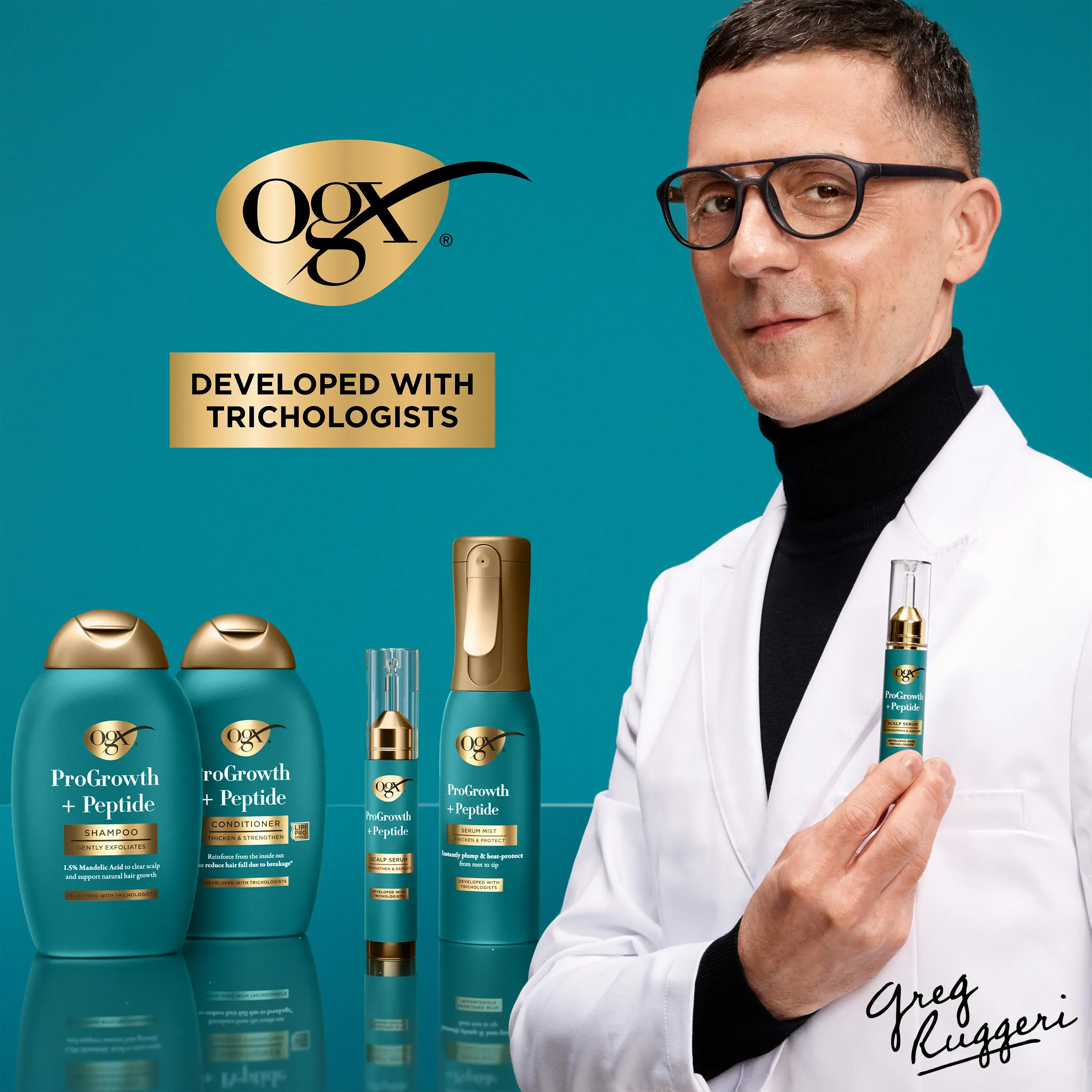 OGX® ProGrowth + Peptide Scalp Serum 10ml