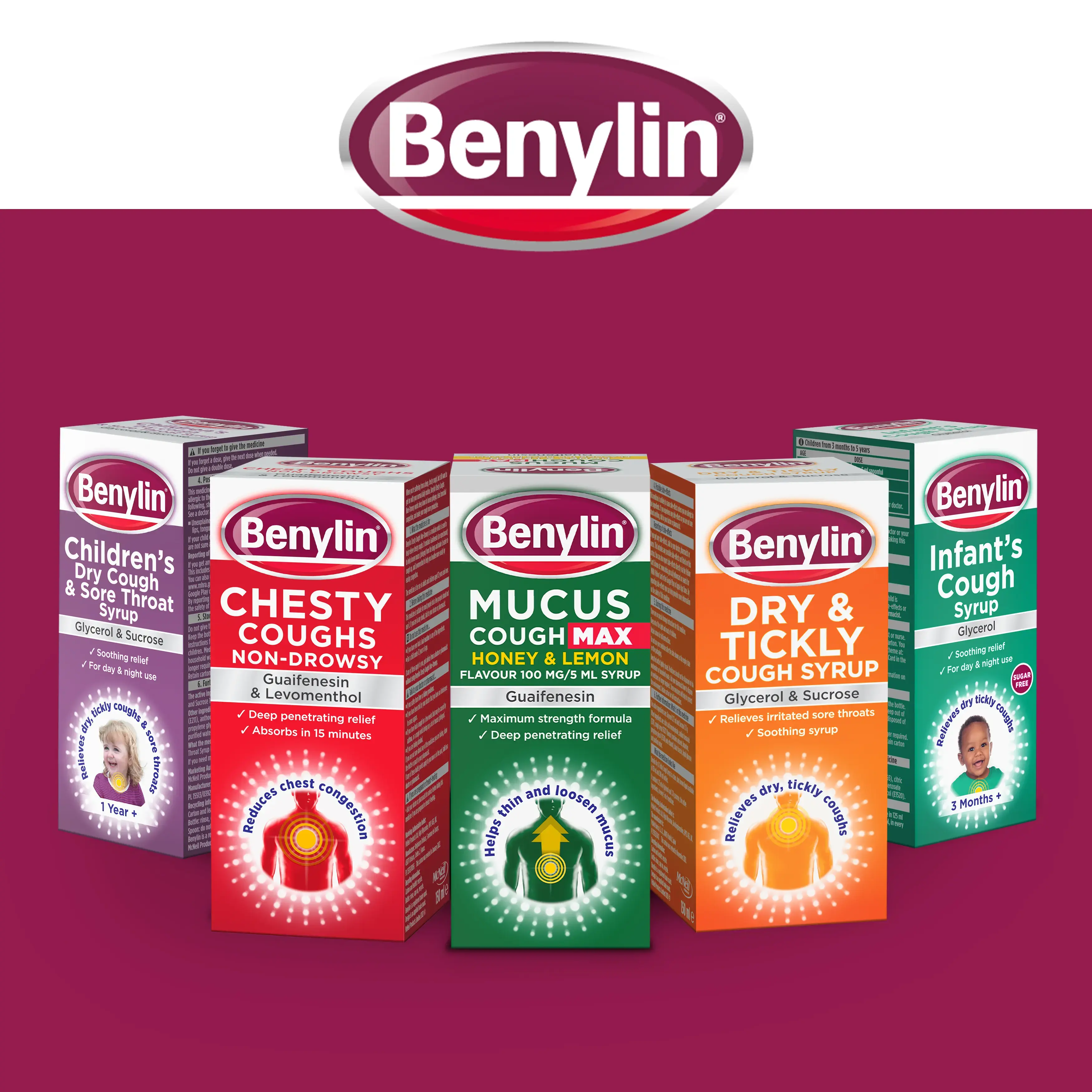 Image showing Benylin packshots
