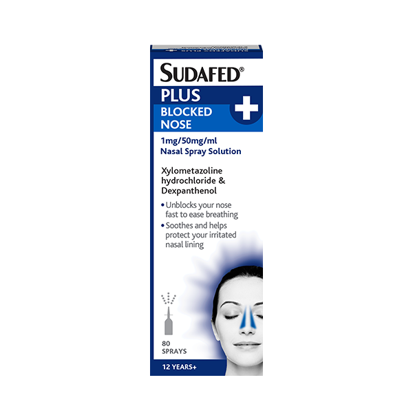 SUDAFED® Plus Blocked Nose Nasal Spray - Image 1 - Sudafed - en-GB