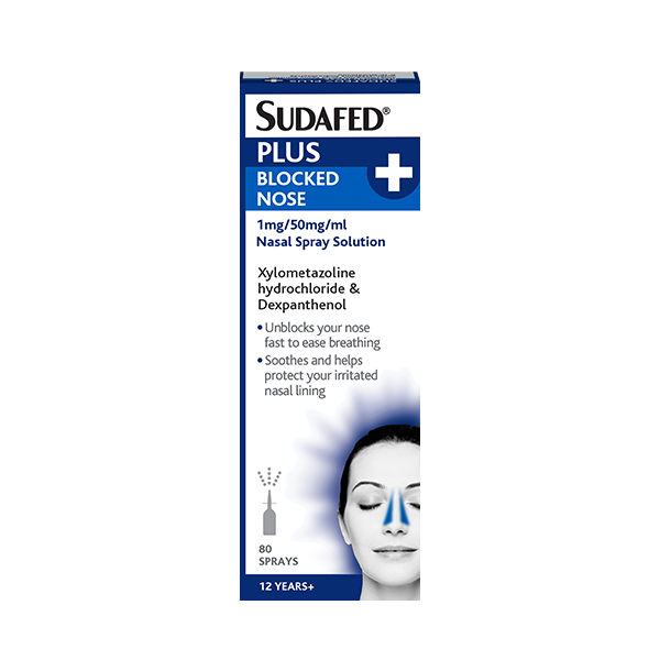 SUDAFED® Plus Blocked Nose Nasal Spray - Image 1 - Sudafed - en-GB