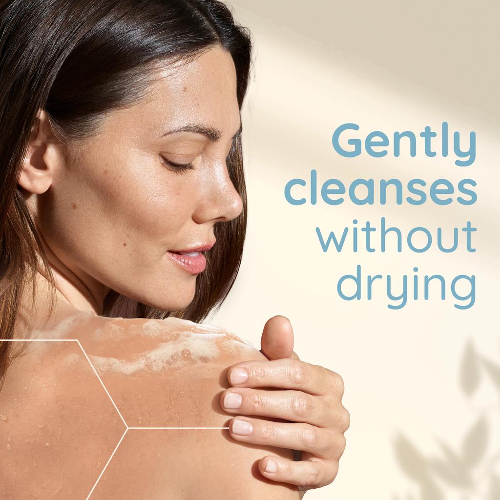 gently cleanses without drying