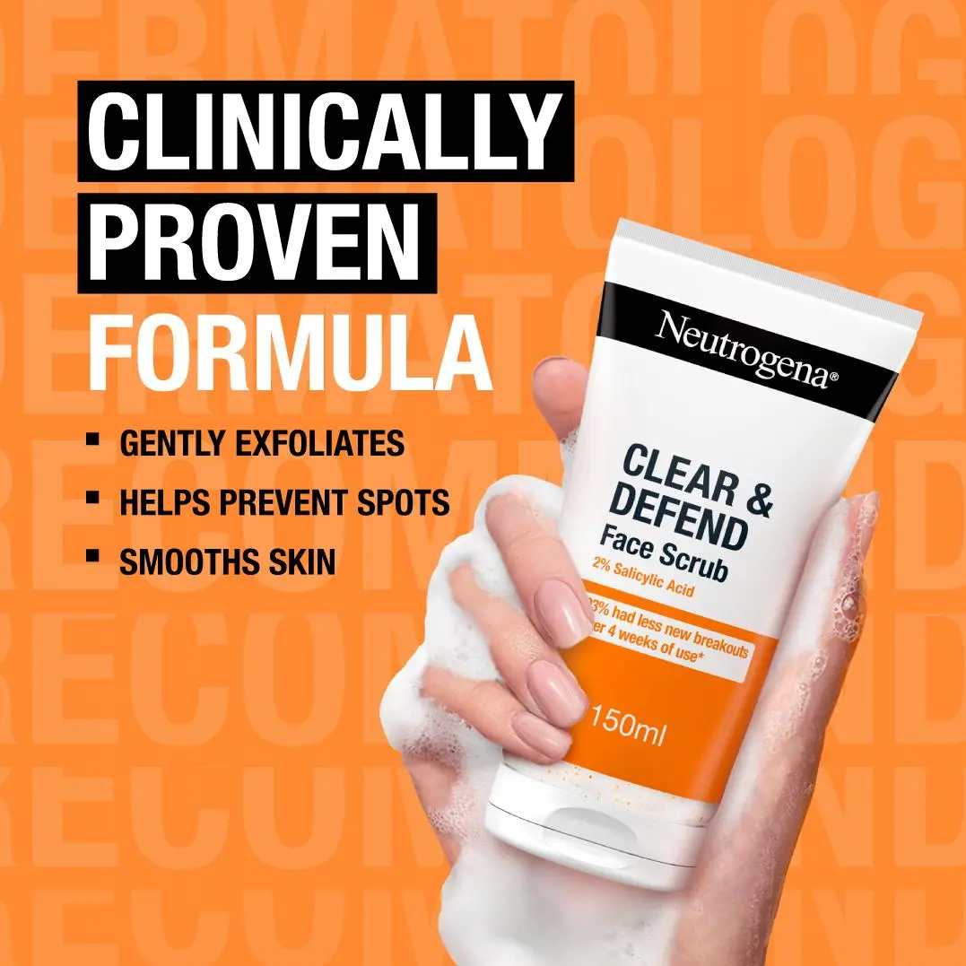 Clear & Defend Face Scrub