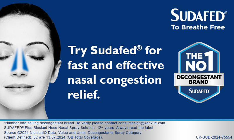 Sudafed homepage hero image