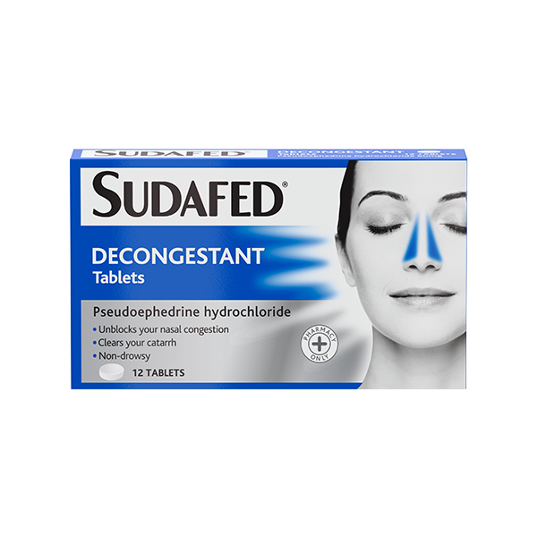 SUDAFED® Decongestant Tablets - Image 1 - Sudafed - en-GB