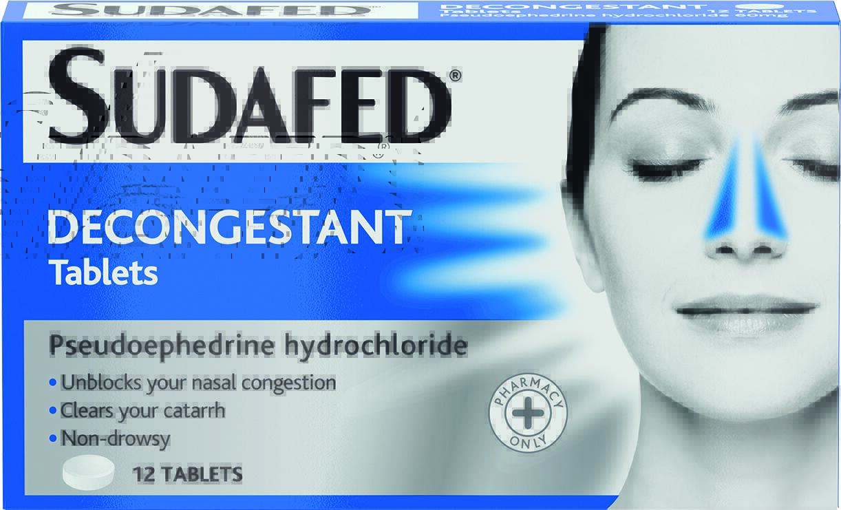 SUDAFED® Decongestant Tablets - Image 1 - Sudafed - en-GB