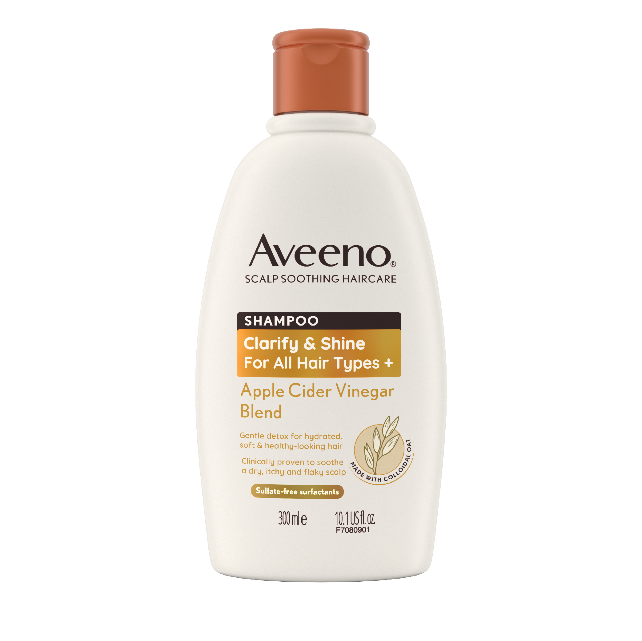 Aveeno Hair Clarify & Shine+ Apple Cider Vinegar Shampoo