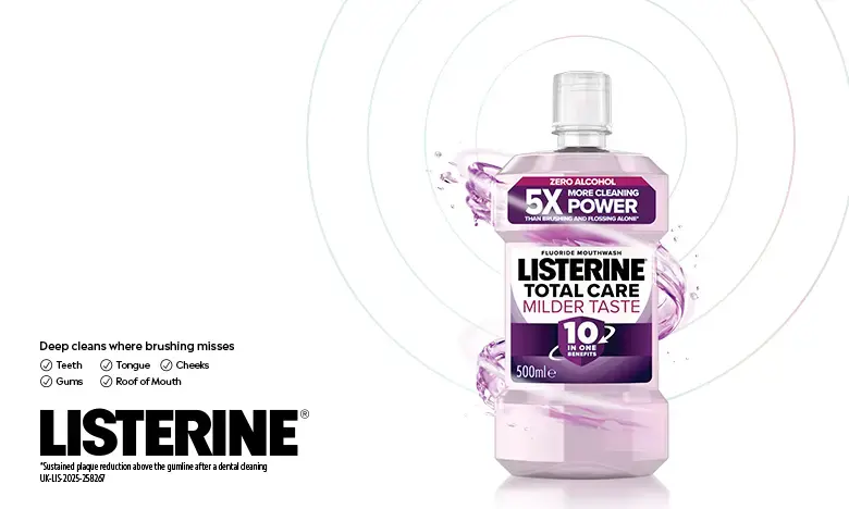 5X MORE CLEANING POWER When Added To Brushing And Flossing*