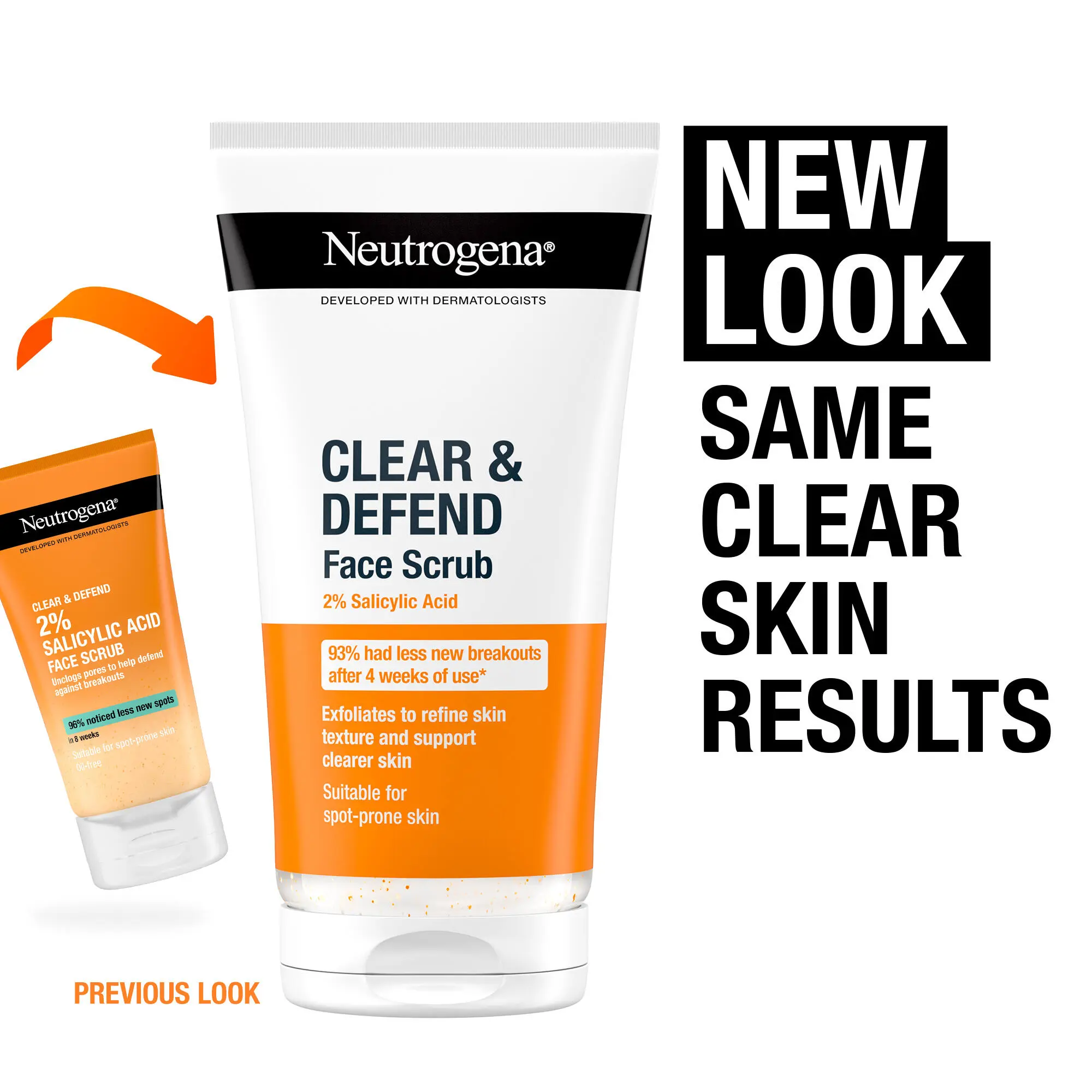Clear & Defend Face Scrub