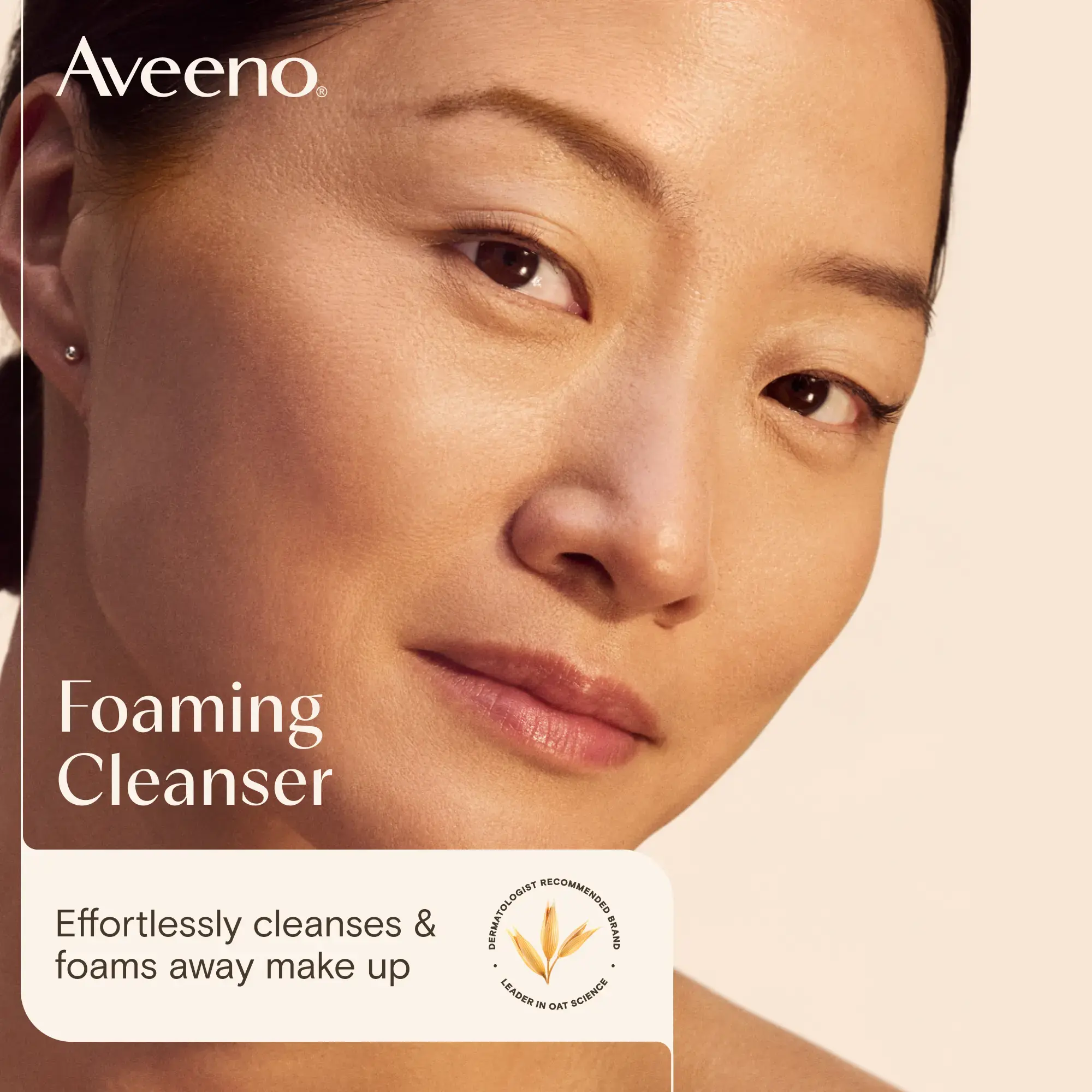 AVEENO® FACE CALM+RESTORE® FOAMING CLEANSER 200ml - Img 2