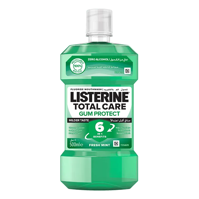 Listerine® Total Care Gum Protect Milder Taste Mouthwash - Image 1 - Listerine - en-GB