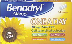 BENADRYL® Allergy One A Day 10mg Tablets
